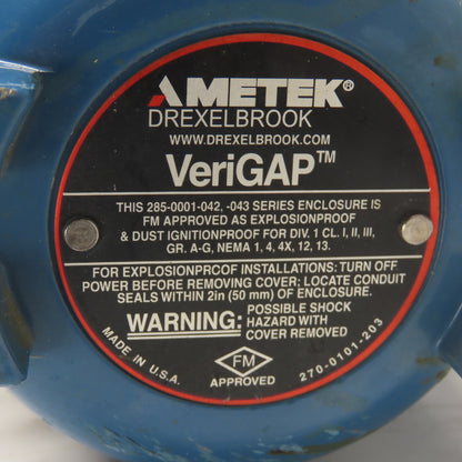 Ametek Drexelbrook 404-1000 VeriGAP Level Control Sensor 13-1/4" Probe 120/240V