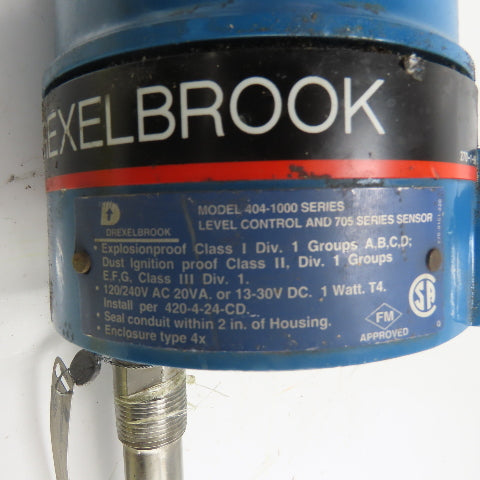 Drexelbrook Level Control Sensor 16" Probe 4-Bolt 6" Flange