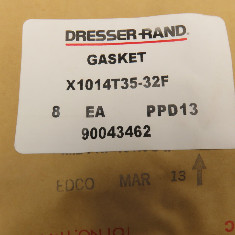 Dresser Rand X1014T35-32F Gasket New OEM Pack Of 8