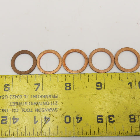 Dresser Rand 30A11C0056X07 Copper Washer Lot of 5