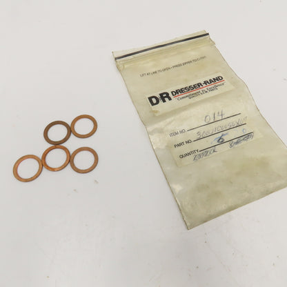 Dresser Rand 30A11C0056X07 Copper Washer Lot of 5