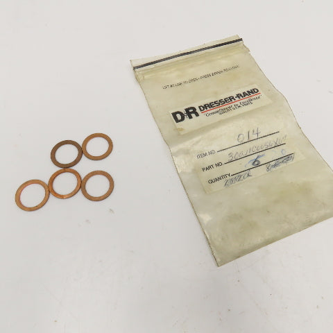 Dresser Rand 30A11C0056X07 Copper Washer Lot of 5