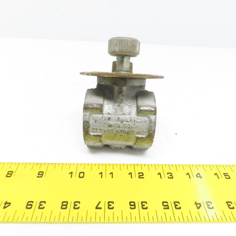 North American 1122 3/4" FNPT Manual Butterfly