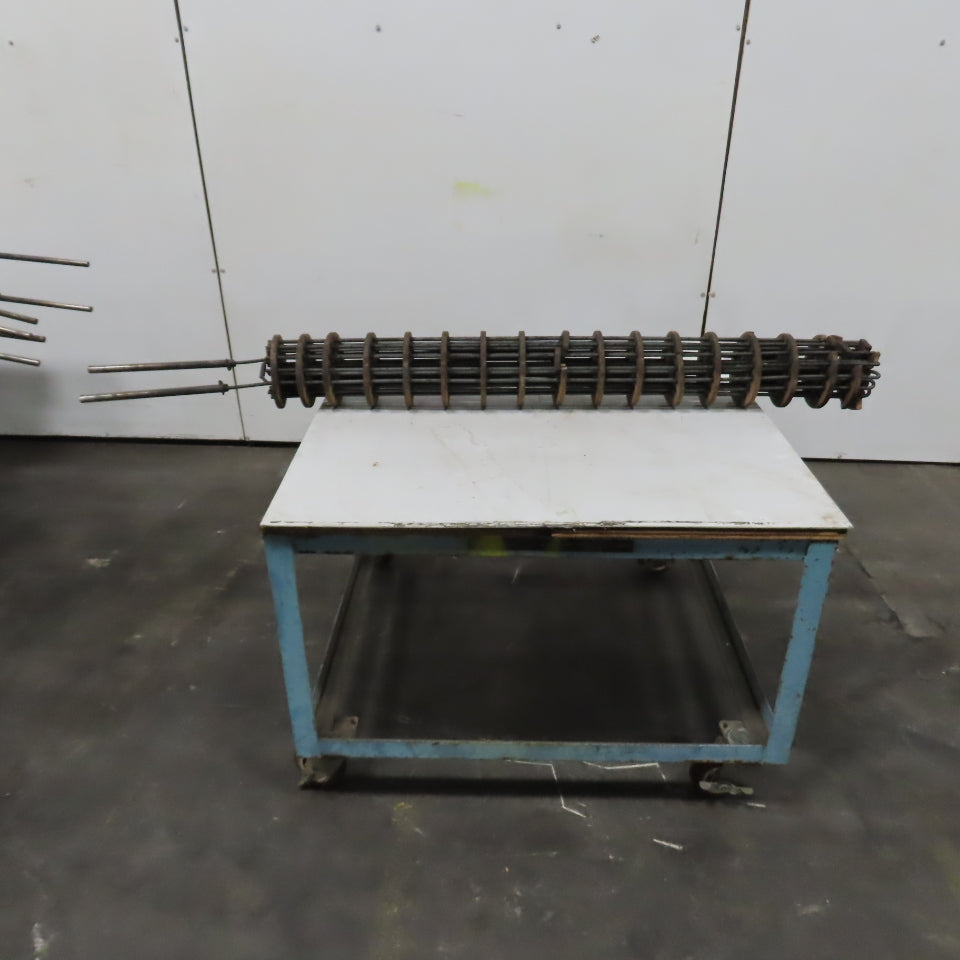 High Temperature Ceramic Radiant Tube Furnace Heater 56" x 7" (Broken Pieces)