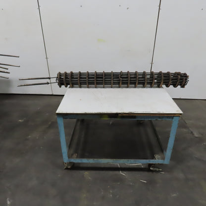 High Temperature Ceramic Radiant Tube Furnace Heater 56" x 7" (Broken Pieces)