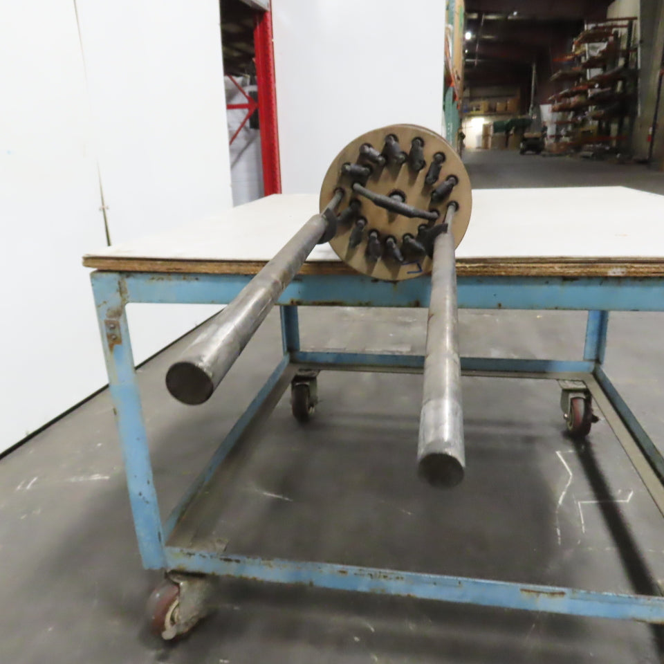 High Temperature Ceramic Radiant Tube Furnace Heater 56" x 7" (Broken Pieces)