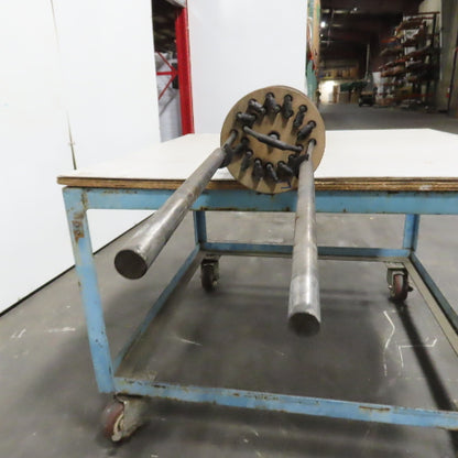 High Temperature Ceramic Radiant Tube Furnace Heater 56" x 7" (Broken Pieces)