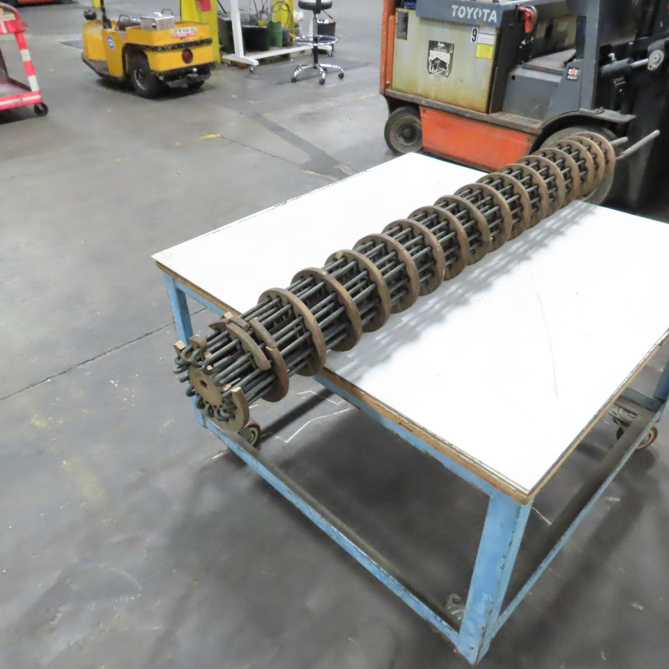 High Temperature Ceramic Radiant Tube Furnace Heater 56" x 7" (Broken Pieces)
