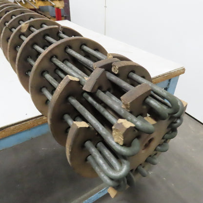High Temperature Ceramic Radiant Tube Furnace Heater 56" x 7" (Broken Pieces)