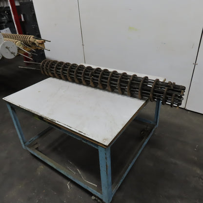 High Temperature Ceramic Radiant Tube Furnace Heater 56" x 7" (Broken Pieces)