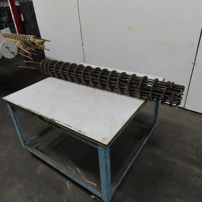 High Temperature Ceramic Radiant Tube Furnace Heater 56" x 7" (Broken Pieces)