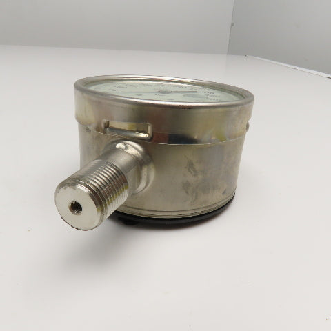 Solar Weston 1000-1400150 0-600PSI Stainless Steel Fluid Filled Pressure Gauge