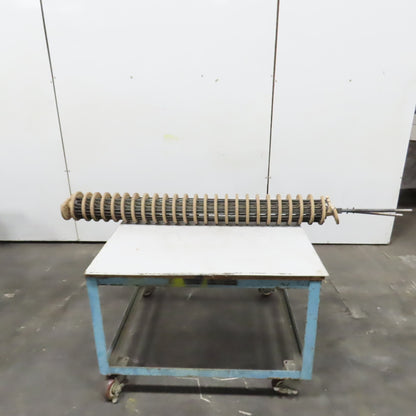 High Temperature Ceramic Radiant Tube Furnace Heater 62" x 8" (Broken Pieces)