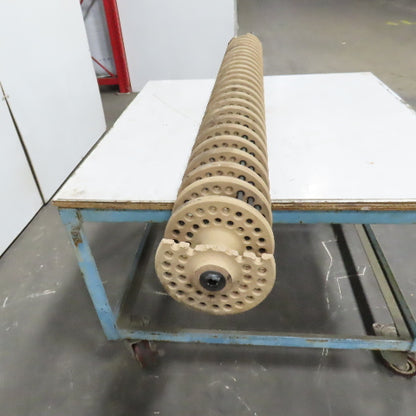 High Temperature Ceramic Radiant Tube Furnace Heater 62" x 8" (Broken Pieces)
