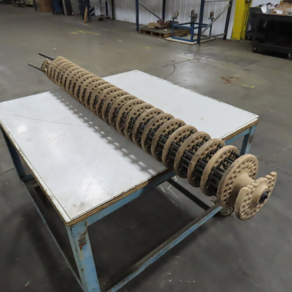 High Temperature Ceramic Radiant Tube Furnace Heater 62" x 8" (Broken Pieces)