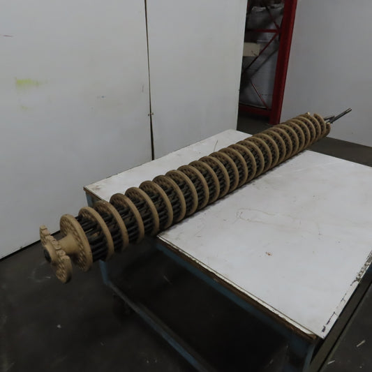 High Temperature Ceramic Radiant Tube Furnace Heater 62" x 8" (Broken Pieces)