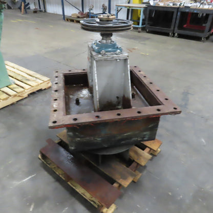 22-1/2" Belt Driven Plug Blower Fan 2" Shaft W/ All NEW BEARINGS (No Motor)