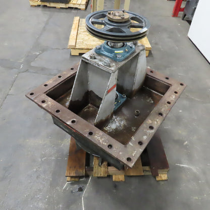 22-1/2" Belt Driven Plug Blower Fan 2" Shaft W/ All NEW BEARINGS (No Motor)
