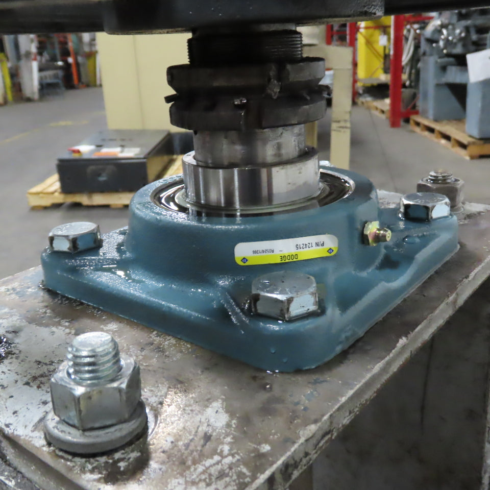 22-1/2" Belt Driven Plug Blower Fan 2" Shaft W/ All NEW BEARINGS (No Motor)