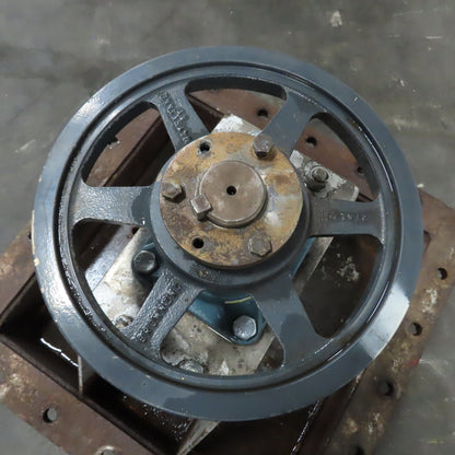 22-1/2" Belt Driven Plug Blower Fan 2" Shaft W/ All NEW BEARINGS (No Motor)