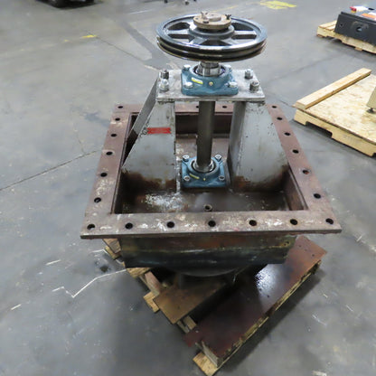 22-1/2" Belt Driven Plug Blower Fan 2" Shaft W/ All NEW BEARINGS (No Motor)