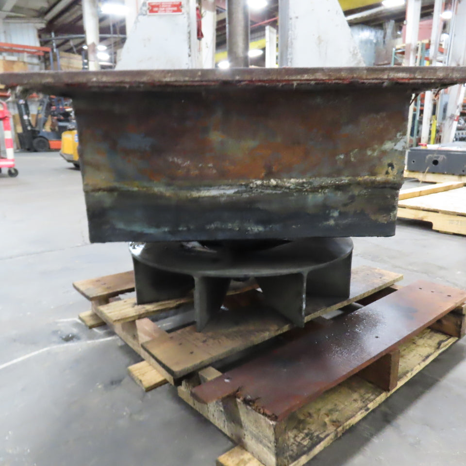 22-1/2" Belt Driven Plug Blower Fan 2" Shaft W/ All NEW BEARINGS (No Motor)
