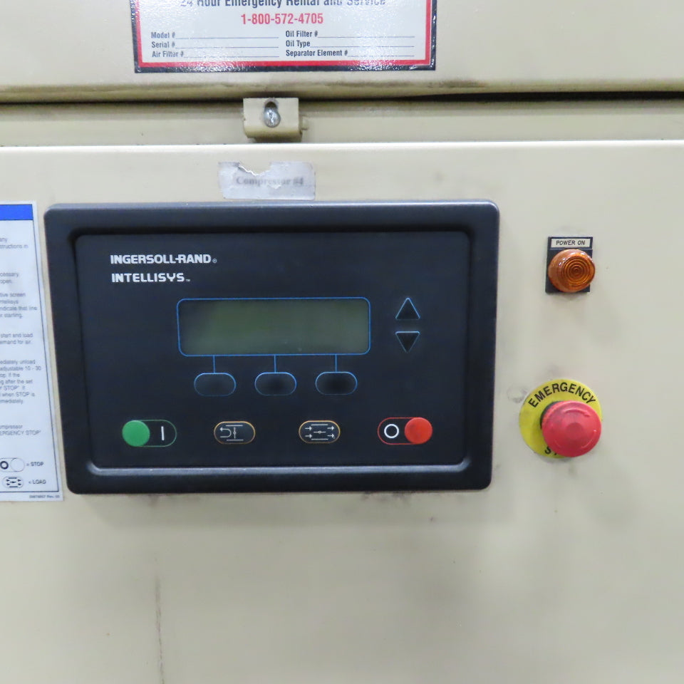 Ingersoll Rand SSR-XF150 Rotary Screw Air Compressor 150HP 460V 739CFM 103PSIG