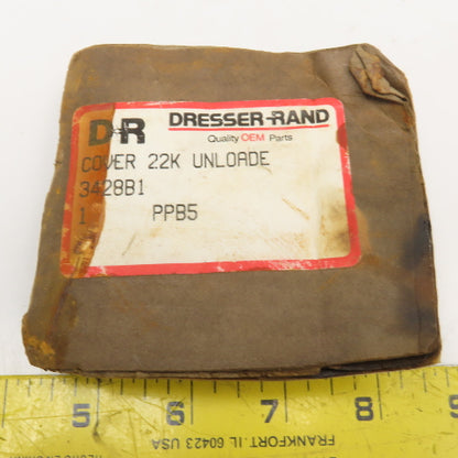 Dresser Rand 3428B1 Cover 22K Unloader NOS OEM