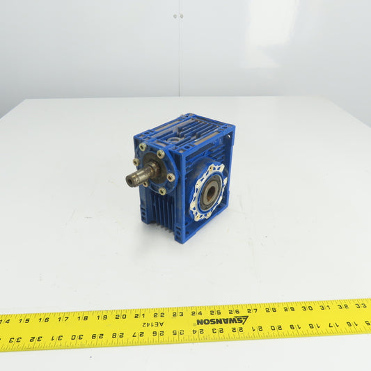Motovario NRV 063 30:1 Ratio Gear Reducer 19mm Input Shaft 25mm Bore Output
