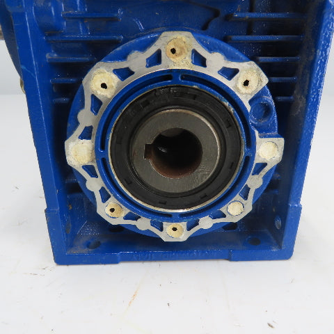 Motovario NRV 063 20:1 Ratio Gear Reducer 19mm Input Shaft 25mm Bore Output