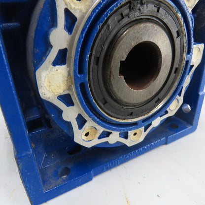 Motovario NRV 063 20:1 Ratio Gear Reducer 19mm Input Shaft 25mm Bore Output