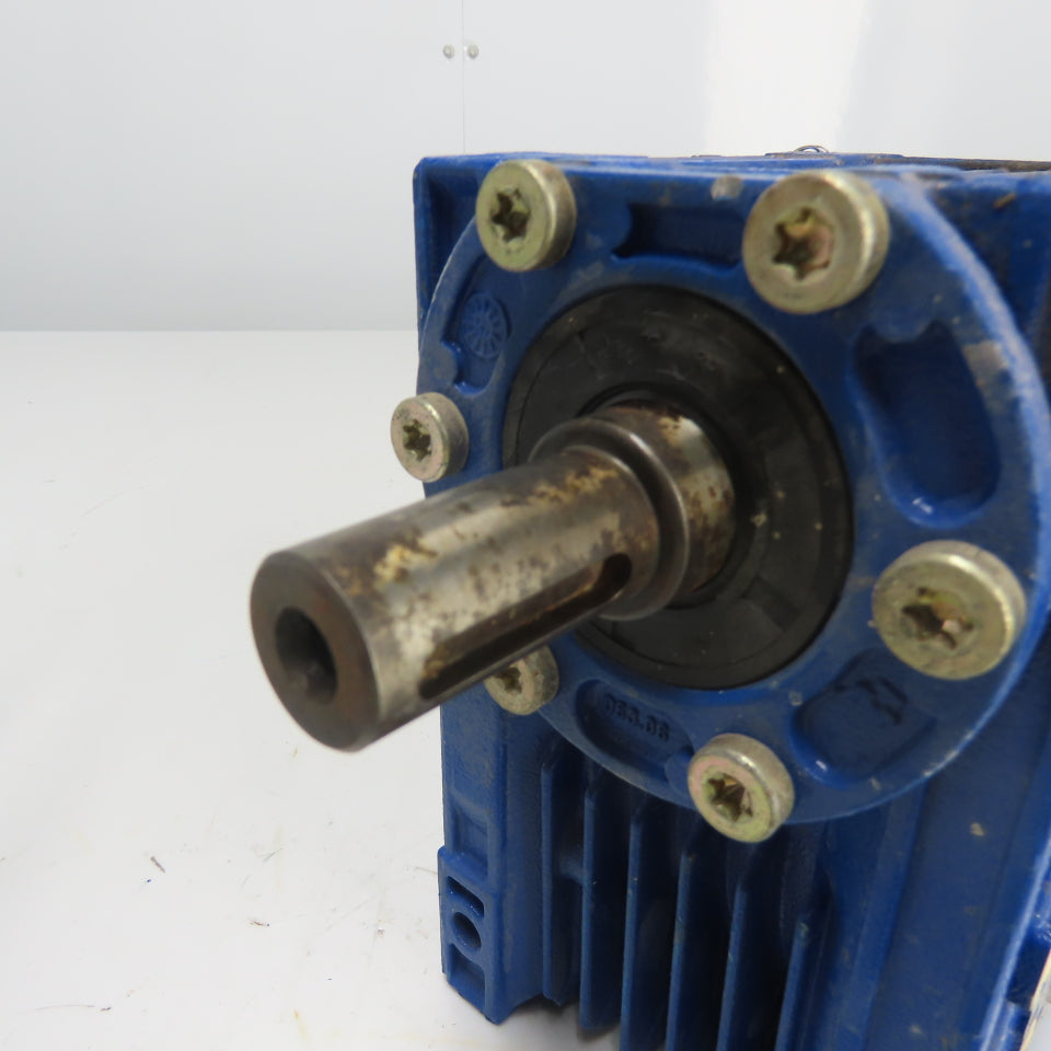 Motovario NRV 063 20:1 Ratio Gear Reducer 19mm Input Shaft 25mm Bore Output