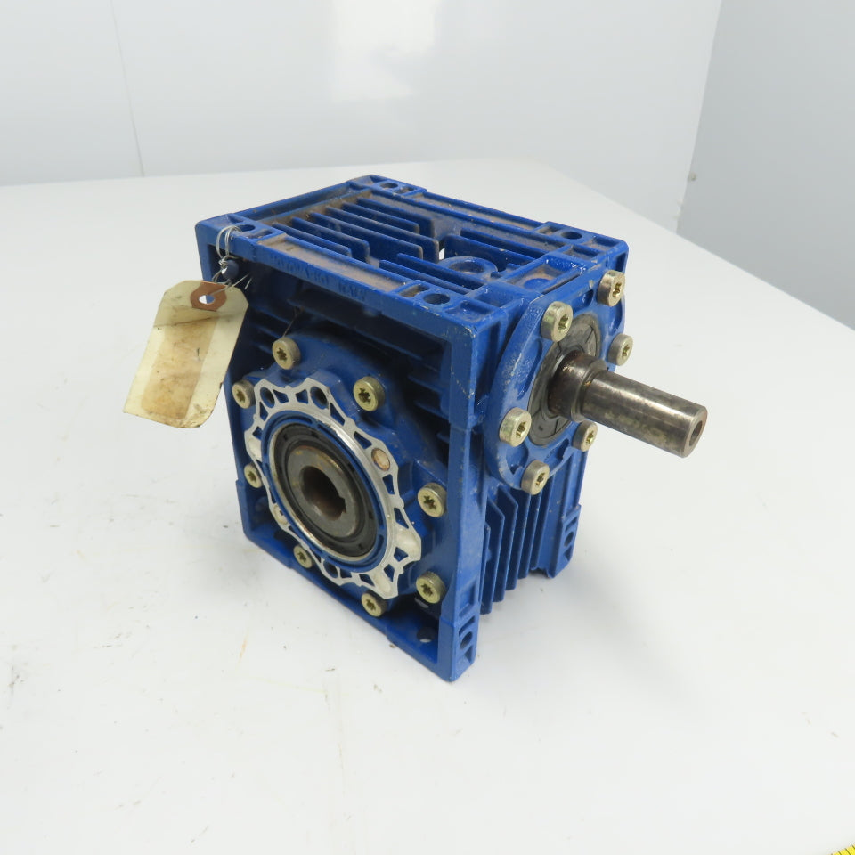 Motovario NRV 063 20:1 Ratio Gear Reducer 19mm Input Shaft 25mm Bore Output