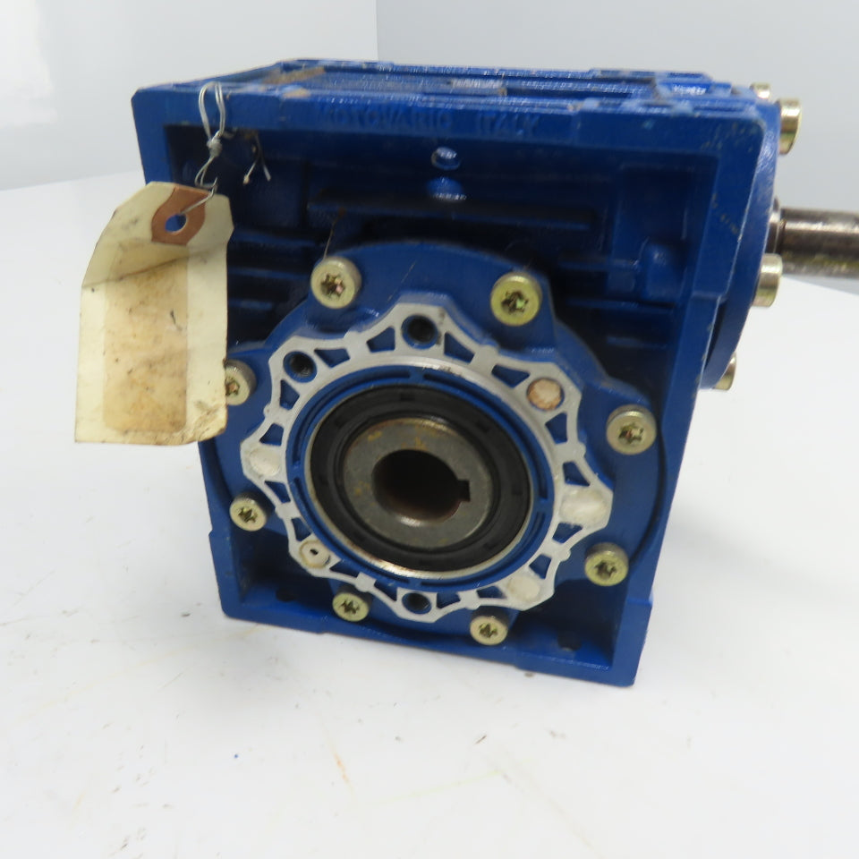 Motovario NRV 063 20:1 Ratio Gear Reducer 19mm Input Shaft 25mm Bore Output