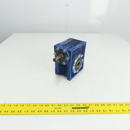 Motovario NRV 063 20:1 Ratio Gear Reducer 19mm Input Shaft 25mm Bore Output