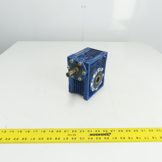 Motovario NRV 063 20:1 Ratio Gear Reducer 19mm Input Shaft 25mm Bore Output