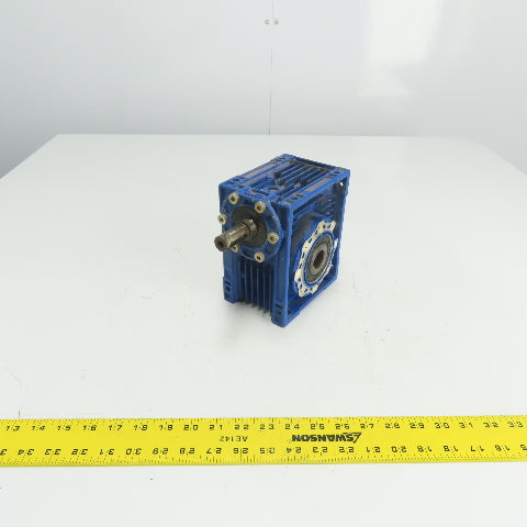 Motovario NRV 063 20:1 Ratio Gear Reducer 19mm Input Shaft 25mm Bore Output