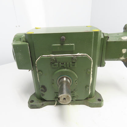 Ohio Gear B425 15:1 Ratio Gear Reducer 116.66RPM Output 8.32HP Input