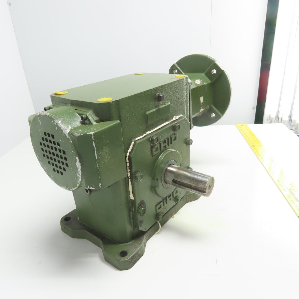 Ohio Gear B425 15:1 Ratio Gear Reducer 116.66RPM Output 8.32HP Input