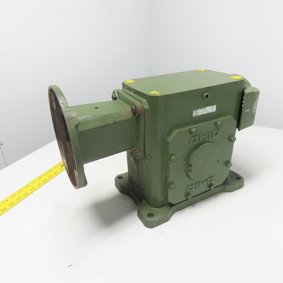 Ohio Gear B425 15:1 Ratio Gear Reducer 116.66RPM Output 8.32HP Input