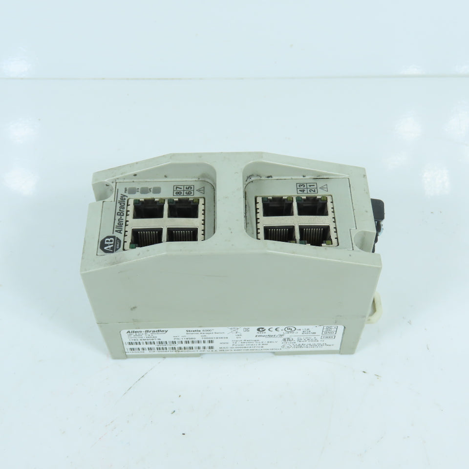Allen Bradley 1783-EMS08T Ser B Stratix 6000 Ethernet Managed Switch