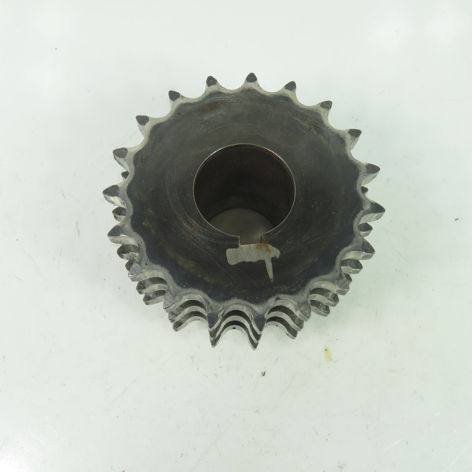 Martin E60B19H Triple Strand Roller Chain Sprocket 19-Tooth 1-3/4" Bore