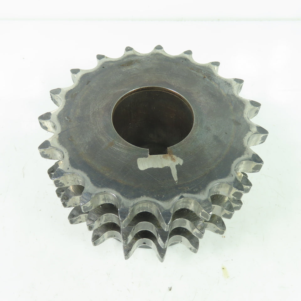 Martin E60B19H Triple Strand Roller Chain Sprocket 19-Tooth 1-3/4" Bore