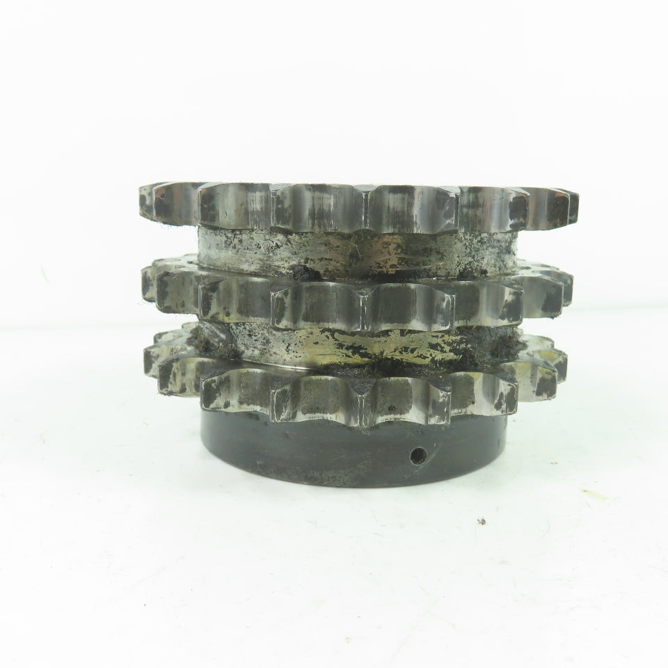 Martin E60B19H Triple Strand Roller Chain Sprocket 19-Tooth 1-3/4" Bore