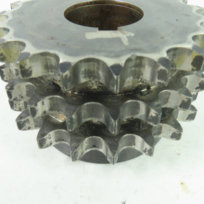 Martin E60B19H Triple Strand Roller Chain Sprocket 19-Tooth 1-3/4" Bore