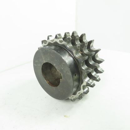 Martin E60B19H Triple Strand Roller Chain Sprocket 19-Tooth 1-3/4" Bore
