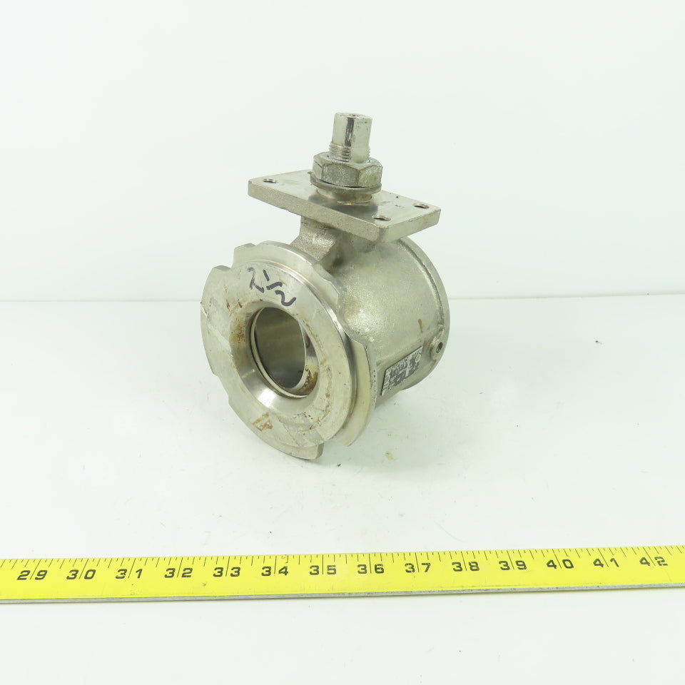 Worcester 3466T151R1 2-1/2" Ball Valve CF8M Trim 316 Seat TFE CWP 275