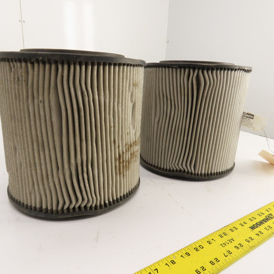 Busch 0532.901.416 Vacuum Pleated Air Filter 10 x 10 Lot Of 2