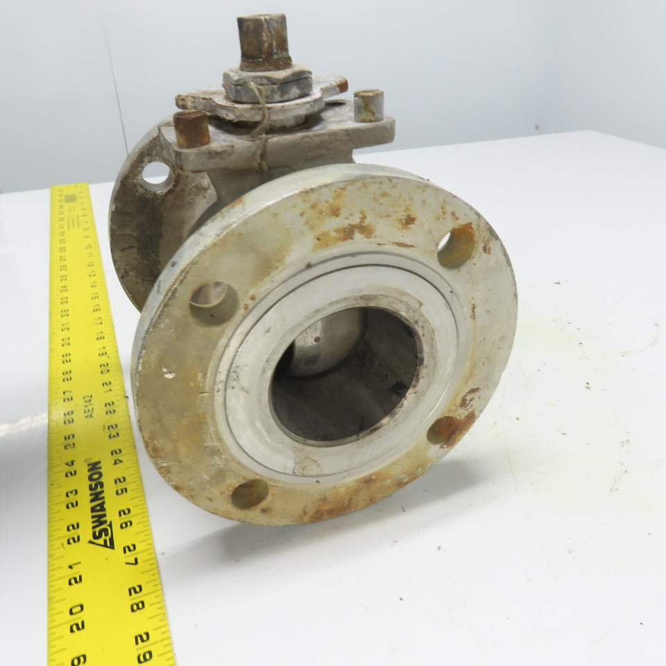 Worcester 3 51 6 6T 150 R5 3" Flanged Ball Valve CF8M Seat IFE Trim 316 CWP 275