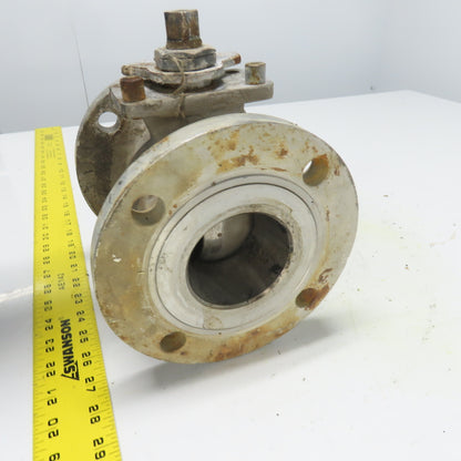 Worcester 3 51 6 6T 150 R5 3" Flanged Ball Valve CF8M Seat IFE Trim 316 CWP 275
